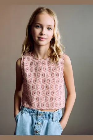 MANGO Bedruckte Bluse mit Knöpfen - Kinder - 12