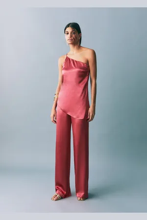 MANGO Satinierte gerade Hose - Mädchen - S