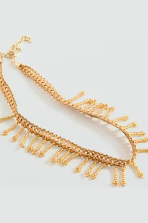 MANGO Kristall-Chokerkette - Mädchen - Einheitsgröße