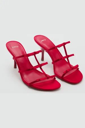 MANGO Riemchen-Sandalette mit Schleifendetail - Damen - 42