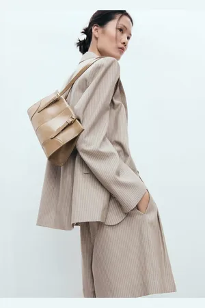 MANGO Schultertasche mit Schnallen - Damen - Einheitsgröße