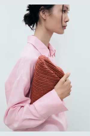 MANGO Handtasche aus Naturfaser - Damen - Einheitsgröße