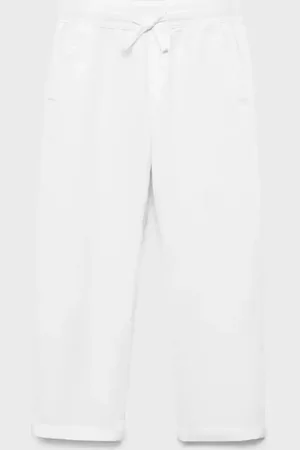MANGO Leinenhose mit Gummibund - Kinder - 6