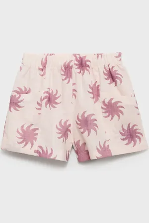 MANGO Gemusterte Baumwollshorts - Kinder - 9-10 Jahre