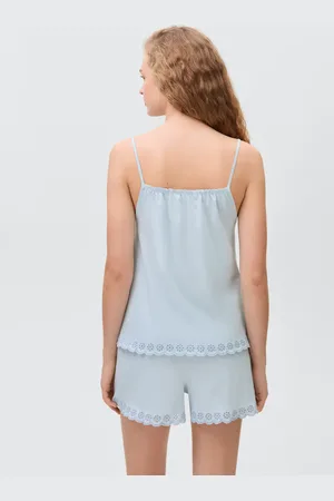 MANGO Pack Pyjama mit gestickten Abschlüssen - Mädchen - M