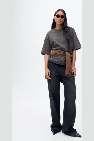 MANGO Oversize Baumwoll-T-Shirt - Damen - XXS