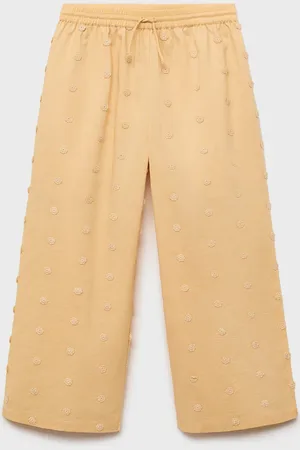 MANGO Lange Hose mit Stickdetails - Kinder - 13-14 Jahre