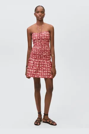 MANGO Gekräuseltes Printkleid - Mädchen - XXS