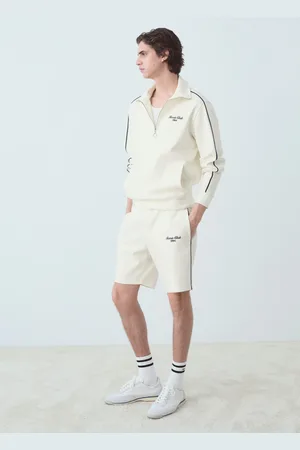 MANGO Baumwoll-Bermudashorts mit Stretchbund - Herren - XL