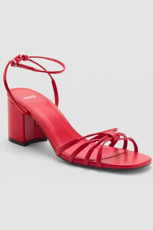 MANGO Riemensandale mit Absatz - Damen - 40