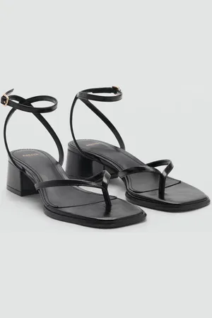 MANGO Riemensandale mit Absatz - Damen - 41