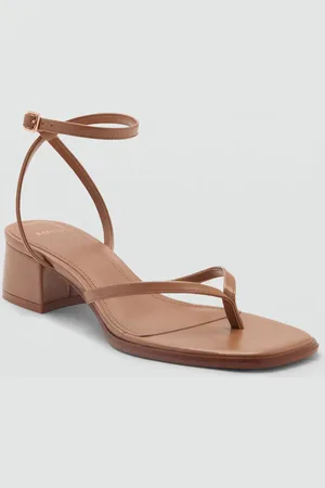 MANGO Riemensandale mit Absatz - Damen - 39