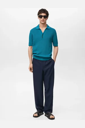MANGO Poloshirt mit Patentmuster - Herren - M