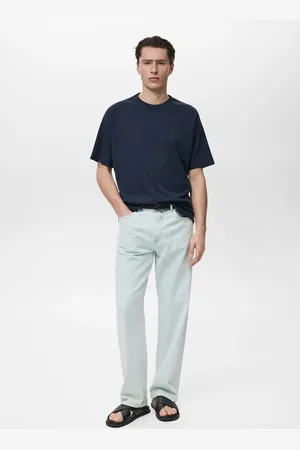 MANGO Relaxed Fit-T-Shirt aus Baumwolle - Herren - XL