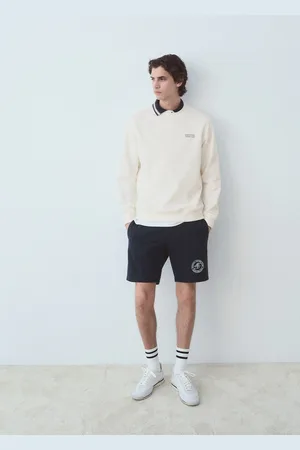 MANGO Baumwoll-Bermudashorts mit Stickerei - Herren - XL