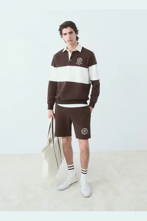MANGO Baumwoll-Bermudashorts mit Stickerei - Herren - L