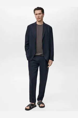 MANGO Slim Fit-Leinensakko - Herren - 50