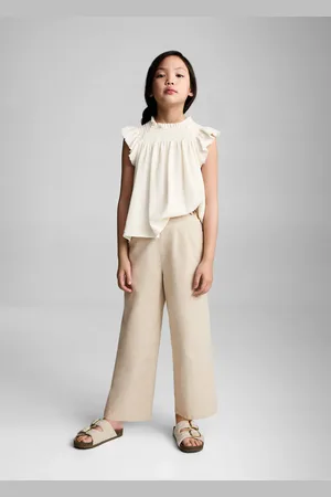 MANGO Rüschenbluse aus Leinen - Kinder - 12
