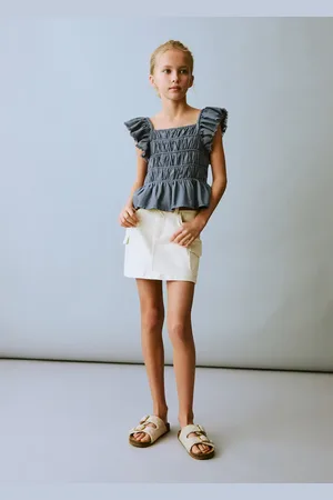 MANGO Jeans-Rock im Cargo-Stil - Kinder - 12