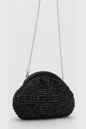 MANGO Clutch-Tasche aus Naturfaser - Mädchen - Einheitsgröße