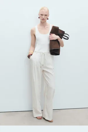 MANGO Kombinierter Jersey-Jumpsuit mit Streifenmuster - Damen - M