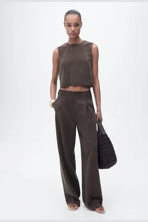MANGO Lyocell-Top mit geknöpftem Rücken - Damen - XS