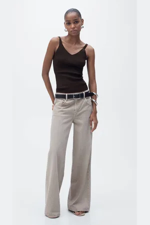 MANGO Strick-Top mit V-Ausschnitt - Damen - 2XL