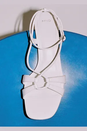 MANGO Sandalette mit kombinierten Riemen - Damen - 35