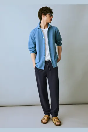 MANGO Jogger Pants aus Leinen - Junge - M