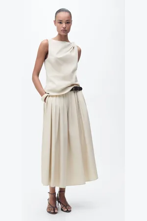 MANGO Ausgestellter Rock mit Abnäherdetail - Damen - 38