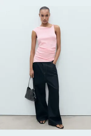 MANGO Asymmetrisches Feinstricktop - Damen - XL