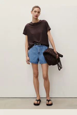 MANGO Jeans-Shorts mit hoher Taille - Damen - 44