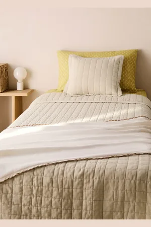 MANGO Kinderbettdecke aus gewaschener Baumwolle mit Karomuster für 90 cm Bett - Home - 90/105 cm Bett