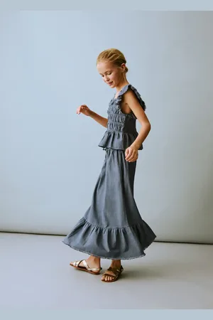 MANGO Geraffte Bluse mit Rüschen - Kinder - 12