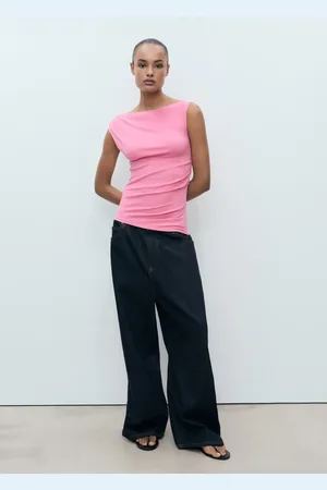 MANGO Asymmetrisches Top aus Modal - Damen - M