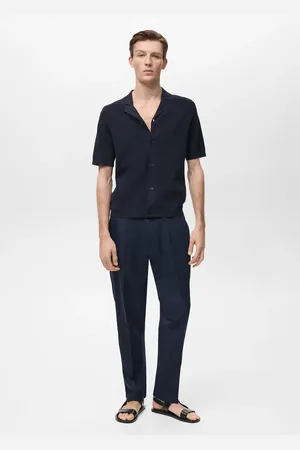 MANGO Feinstrick-Hemd - Herren - XXL