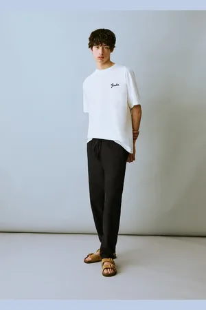MANGO Jogger Pants aus Leinen - Junge - L