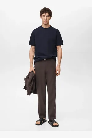 MANGO T-Shirt aus Seersucker-Baumwolle - Herren - M