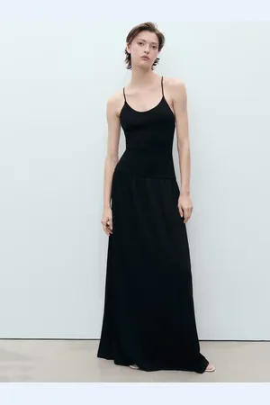 MANGO Strickkleid mit gekreuztem Rücken - Damen - M