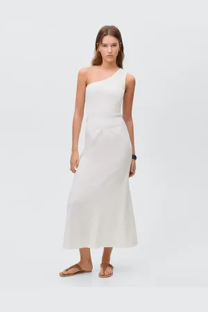 MANGO Asymmetrisches Kleid mit Smok-Details - Mädchen - L