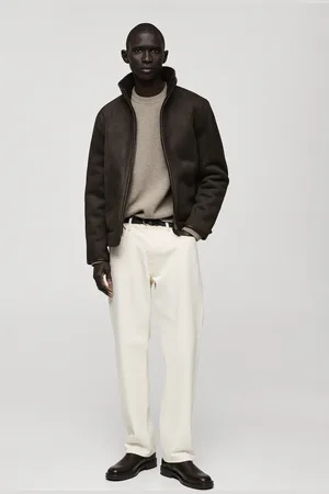 MANGO Wendbare Plüschjacke - Herren - L
