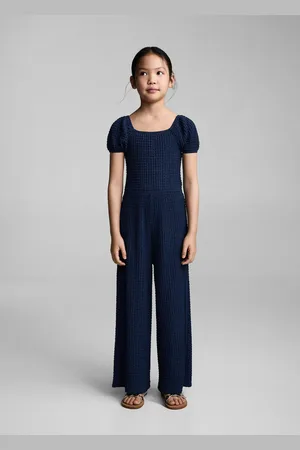 MANGO Langer Jumpsuit mit Struktur - Kinder - 5-6 Jahre