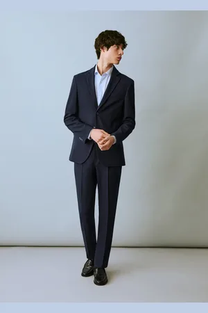 MANGO Slim Fit-Sakko aus Baumwoll-Piqué - Junge - XS