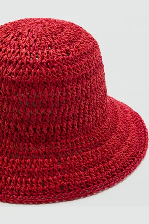 MANGO Bucket Hat aus Naturfaser - Damen - Einheitsgröße