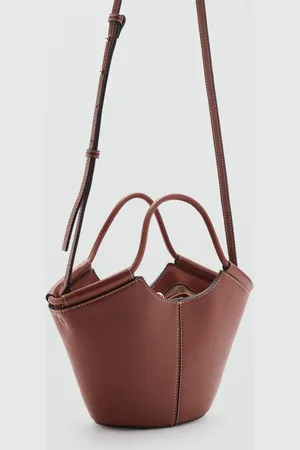MANGO Mini-Schultertasche in Shopper-Optik - Damen - Einheitsgröße