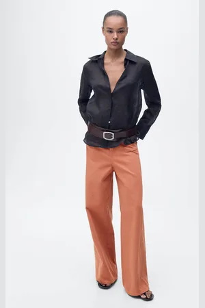 MANGO Wideleg-Jeans mit hohem Bund - Damen - 32