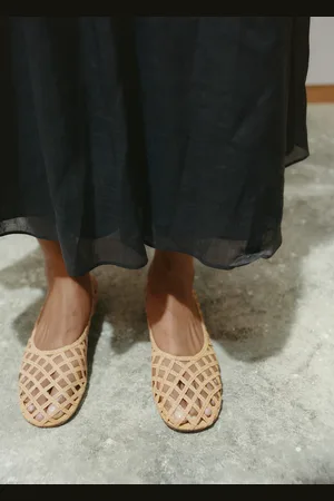 MANGO Ballerina aus Naturfaser - Damen - 35