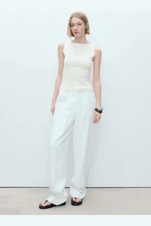 MANGO Stricktop mit Bateau-Ausschnitt - Damen - M