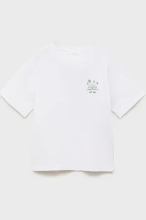 MANGO T-Shirt mit Tropen-Print - Kinder - 5-6 Jahre