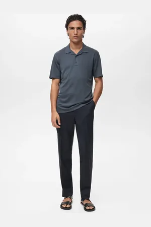 MANGO Poloshirt aus Lyocell mit Bowling-Kragen - Herren - S